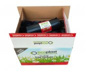 Ecoplast Battal Boy Çöp Torbası Poşeti - 500 Gr. - 90 Litre - 80 x 110 Cm / 10 Adetlik Rulo - 3