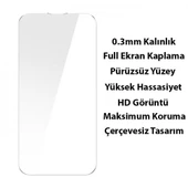 Baseus iPhone 14 Pro Max Kamera Korumalı Magsafe Kılıf ve Ful Kaplama Kırılmaz Ekran Koruyucu - 4