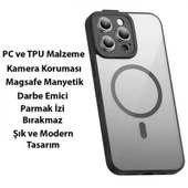 Baseus iPhone 14 Pro Kamera Korumalı Magsafe Kılıf ve Ful Kaplama Kırılmaz Ekran Koruyucu, Anti Şok - 4