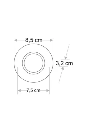 3 ADET CATA CT 5041 Siyah Spot Kasa thumbnail 3