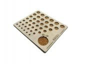 Hayal Ahşap Mantarlı Quilling Çiçek Çalışma Tablası - 1