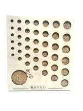 Hayal Ahşap Mantarlı Quilling Çiçek Çalışma Tablası - 2