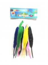 Hayal Sepeti Kuş Tüyü Renkli 12adet - 1