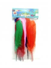 Hayal Sepeti Kuş Tüyü Renkli 10adet - 1