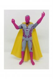 Orta Boy 17 cm Işıklı Hareketli Avengers Yenilmezler Oyuncak Vision Karakter Figür - 4