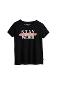 Bad Bear 21.03.07.008-C01 Stay Weird Tee Kadın Tişört - 6