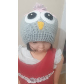 Kız Bebek 5 Yaş Atkı Bere Takımı - 1