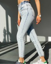 Kadın Mom Kot pantolon 009924 - 2