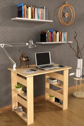 DEKORFİM Fimstore Yasemin Safir Meşe Çalışma Masası - 1
