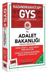 2023 Adalet Bakanlığı GYS Memur Kadrosu İçin Konu Özetli Açıklamalı Ders Notları Çıkması Muhtemel Sorular ve Cevaplar Yargı Yayınları - 1