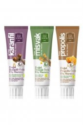 Misvak+Karanfil+Propolis Diş Macunu 75ml 3 Adet - 1