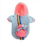 MyPocket Sweatshirt Duo Kapşonlu Kedi Kıyafeti Kedi Sweatshirt thumbnail 5