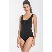 Miss Fit 1904 Bayan Kalın Askılı Çıtçıtlı Body Korse - 3