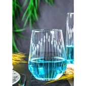 Decocia Kazaan 6 Adet Su ve Meşrubat Bardağı 425cc Vega Desenli thumbnail 2