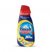 Finish Hepsi Bir Arada Limonlu Bulaşık Jel Deterjanı 1000x3 3000 ml - 2