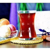 Decocia Nazen 6Lı Çay Bardağı 175cc Sema Desenli - 2