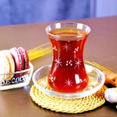 Decocia S03 6 Kişilik 12 Parça Çay Seti 135cc Sema Desenli thumbnail 2