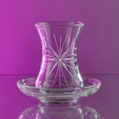 Decocia S03 12 Kişilik 24 Parça Çay Seti  135cc Mira Desenli thumbnail 4