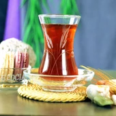 Decocia S03 6 Kişilik 12 Parça Çay Seti 135cc Sürgün Desenli thumbnail 3