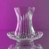 Decocia S03 12 Kişilik 24 Parça Çay Seti 135cc Vega Desenli thumbnail 4