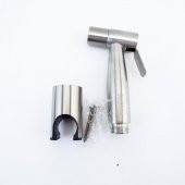 Coofbe 1.5Metre Hortumlu Sprey Tabancalı Lavabo ve Tuvalet Musluğu, Çelik, Su Sızdırmaz, 4 Parça Set - 3