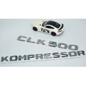 DK Tuning CLK500 Kompressor Bagaj Krom ABS Yazı Logo Benz İle Uyumlu - 3