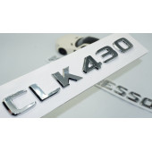 DK Tuning CLK430 Kompressor Bagaj Krom ABS Yazı Logo Benz İle Uyumlu - 1