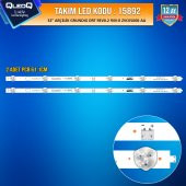 TAKIM LED-92 (2XPCB) 32 ARÇELİK GRUNDIG BEKO ZVC65600-AA 2 ADET 32DRT REV0.2 A32L 6760 A32L675 32VLE6730BP 32VLE5730BN - 1