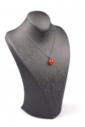 Yemen Akik Doğal Taş 925 Ayar Gümüş Kolye thumbnail 2