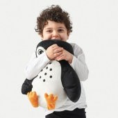 Peluş Oyuncak Penguen 40x32 cm MeridyenDukkan Yumuşak Oyuncak Siyah-Beyaz Sevimli Peluş - 6
