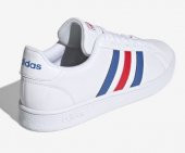 adidas Grand Court Base ERKEK AyakkabıEE7901 Beyaz E-454 - 3
