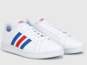 adidas Grand Court Base ERKEK AyakkabıEE7901 Beyaz E-454 - 5