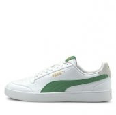 Puma Shuffle - Erkek Beyaz Yeşil Spor Ayakkabı 30966813 E-421 - 2