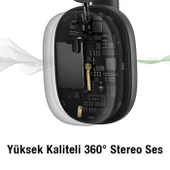 Baseus BT5.2V Hybrid ANC 45Db Gürültü Engelleyici Kafaüstü Mikrofonlu Kulaklık, 800Mah Bataryalı - 4