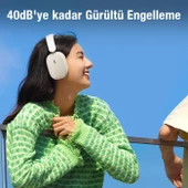 Baseus BT5.2V Hybrid ANC 45Db Gürültü Engelleyici Kafaüstü Mikrofonlu Kulaklık, 800Mah Bataryalı - 7