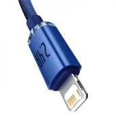 Baseus 1.2m 2.4A Ultra Hızlı İphone Lightning Şarj Ve Data Kablosu İphone 14,13,12 Şarj Kablosu thumbnail 12