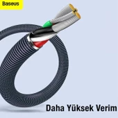 Baseus 1.2m 2.4A Ultra Hızlı İphone Lightning Şarj Ve Data Kablosu İphone 14,13,12 Şarj Kablosu thumbnail 3