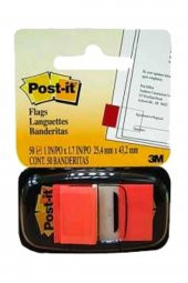 Post-İt Ayraç 680-4 İşaret Bandı Turuncu 25.4 mm X 43.2 mm 50 Flags - 1