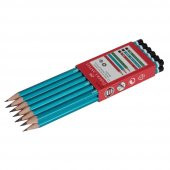 Faber Castell Köşeli Mercan Kurşun Kalem - 12'li Paket - 1