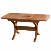 Acrapol Palermo Ahşap Balkon Bahçe Takımı: 70x120+40 Açılır Masa + 4 Sandalye Set - 2