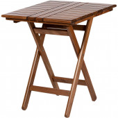 Marmaris Ahşap Bahçe Balkon Takımı: 60x80 Masa + 2 Minderli Sandalye Katlanır Set - 5
