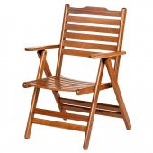 Ürgüp Ahşap Bahçe Balkon Takımı: 60x80 Masa + 2 Sandalye Katlanır Set thumbnail 2