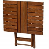 Ürgüp Ahşap Bahçe Balkon Takımı: 60x80 Masa + 2 Sandalye Katlanır Set thumbnail 5