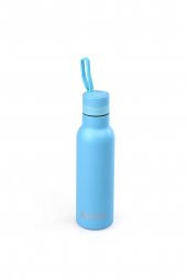 Bear&Deer Silikon Tutacaklı Mavi Çelik Matara 500 Ml - MT0030 - 1