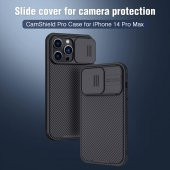Nillkin CamShield Pro Back Cover For iPhone 14 Pro Max 6.7 Inch 2022 - Black - 7