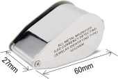 Generic 40X 25mm All Metal Magnifier Jeweller LED UV Lens Jewelery Loupe Magnifier - 4