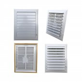 PLASTİK MENFEZ BANYO / WC HAVALANDIRMA MENFEZİ PANJUR 65X65 CM - 1