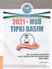 Çap Yayınları 2021 MSÜ Tıpkı Basım - 1