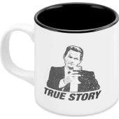 Mabbels Himym / Barney Stinson True Story Dış Beyaz İç Siyah Mug - 1