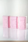 Akrilik Soft Pembe Şeker Kahve Çay Kavanozu 500 Ml (Vakum Kapak ) - 3